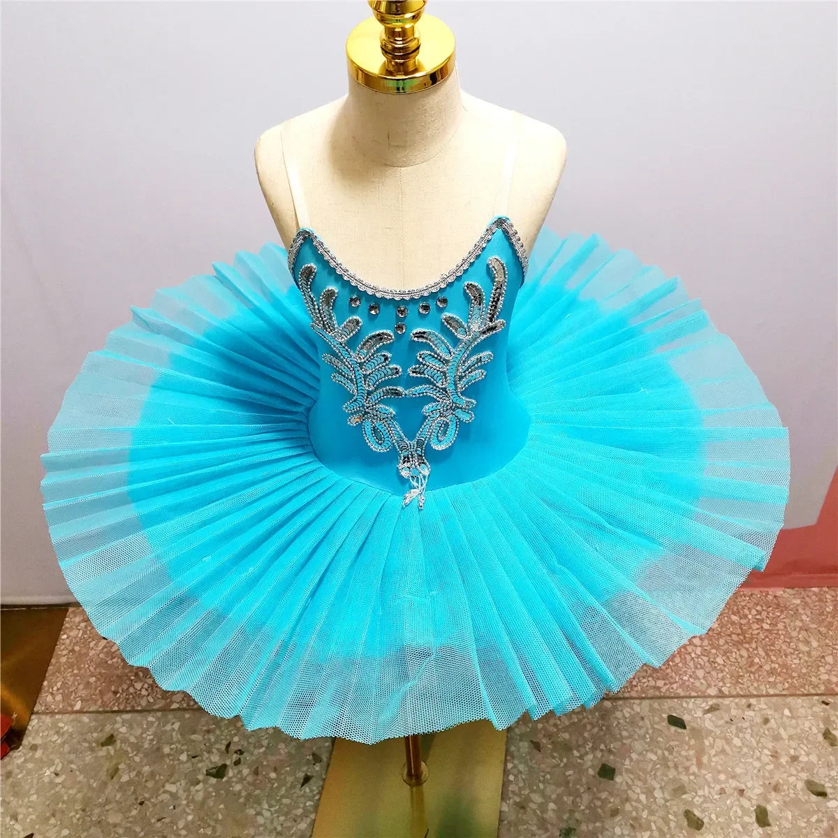 Black Ballet Tutu Skirt For Children's Swan Lake Costumes Kids Belly Dance Clothing Stage Performance Dress