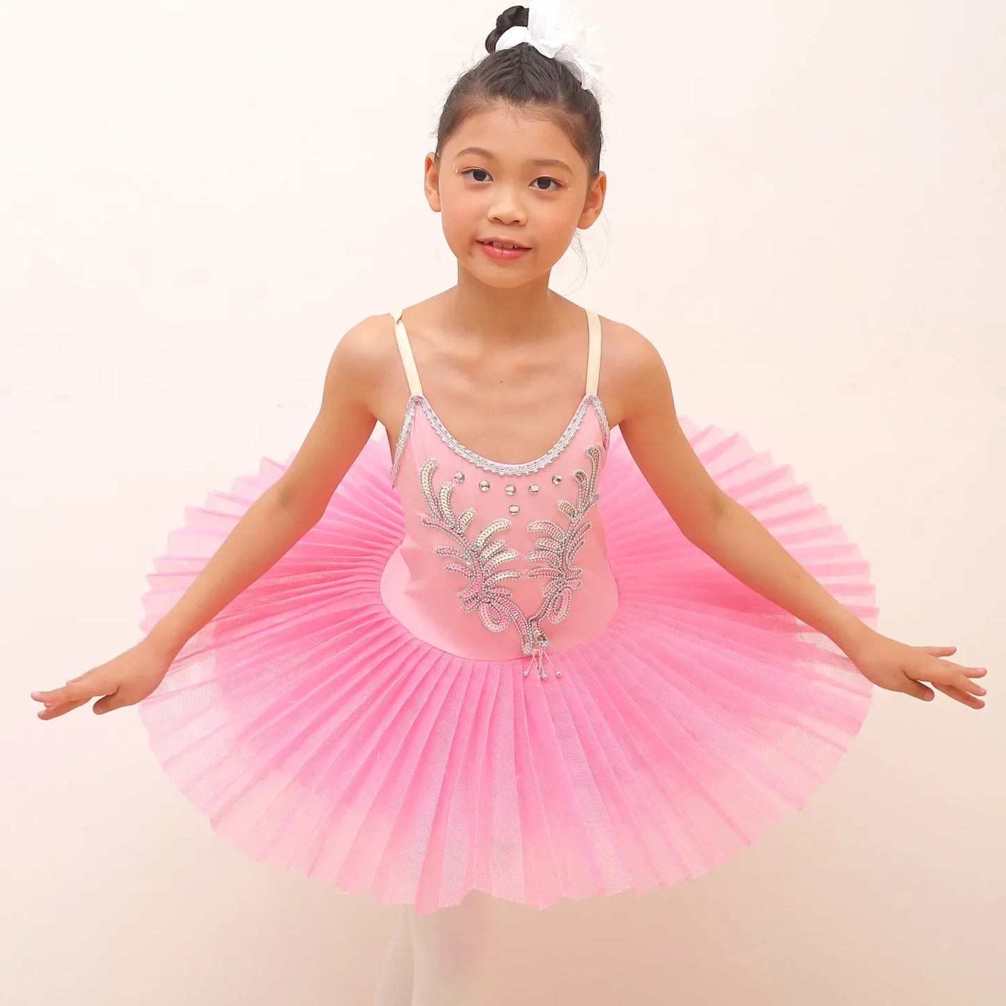 Black Ballet Tutu Skirt For Children's Swan Lake Costumes Kids Belly Dance Clothing Stage Performance Dress